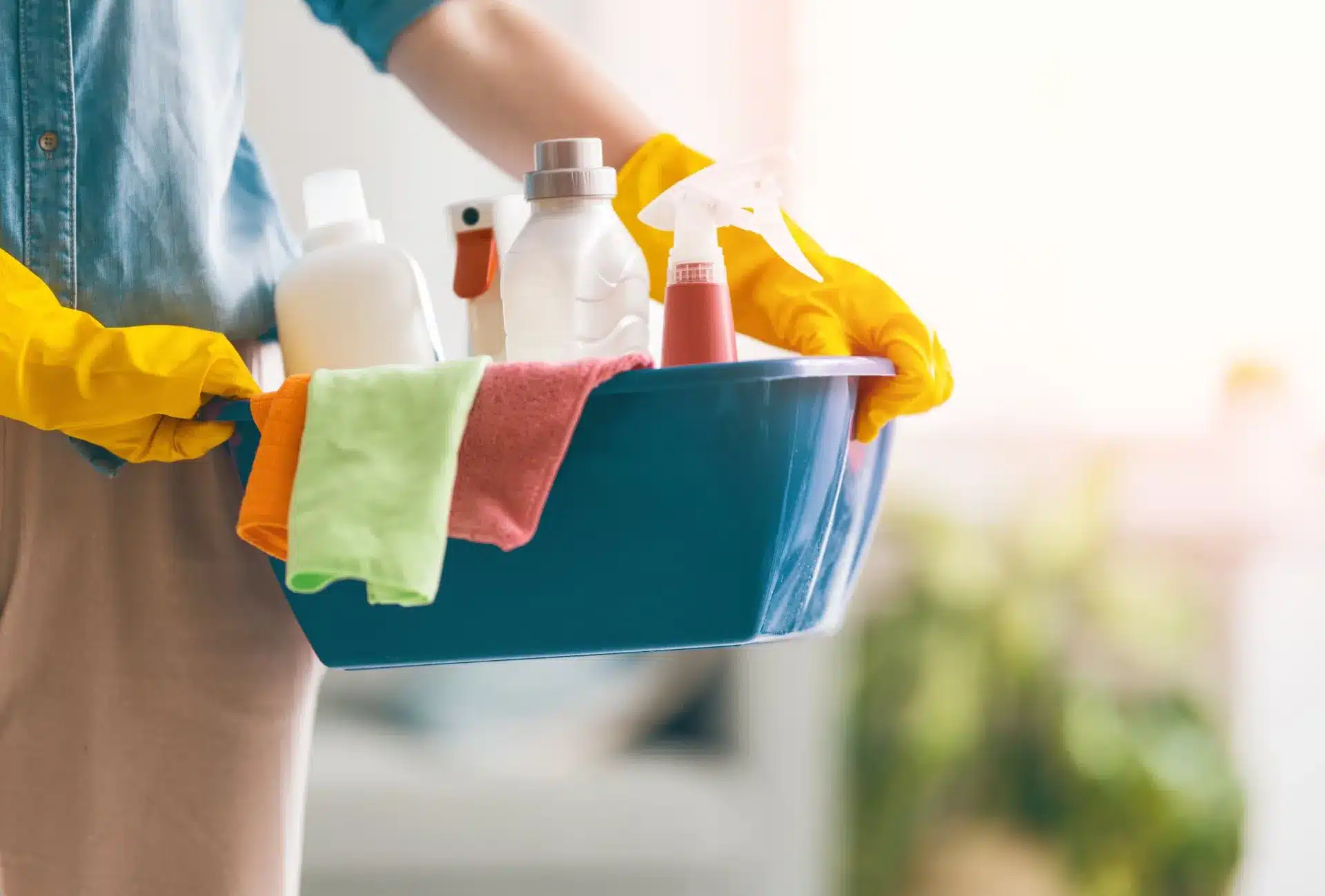 How To Clean Your Cleaning Supplies