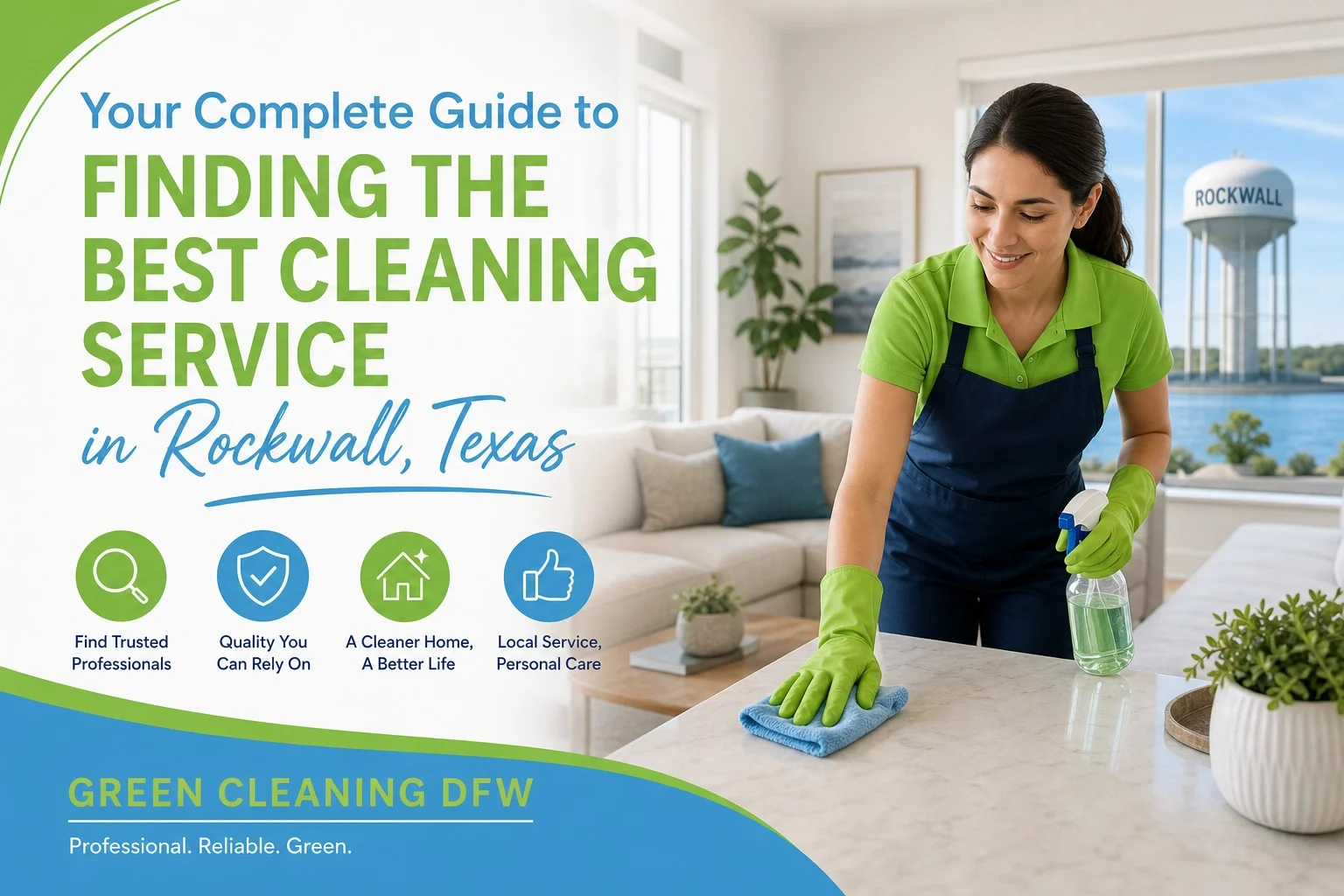 Your Complete Guide to Finding the Best Cleaning Service in Rockwall, Texas - Green Cleaning DFW