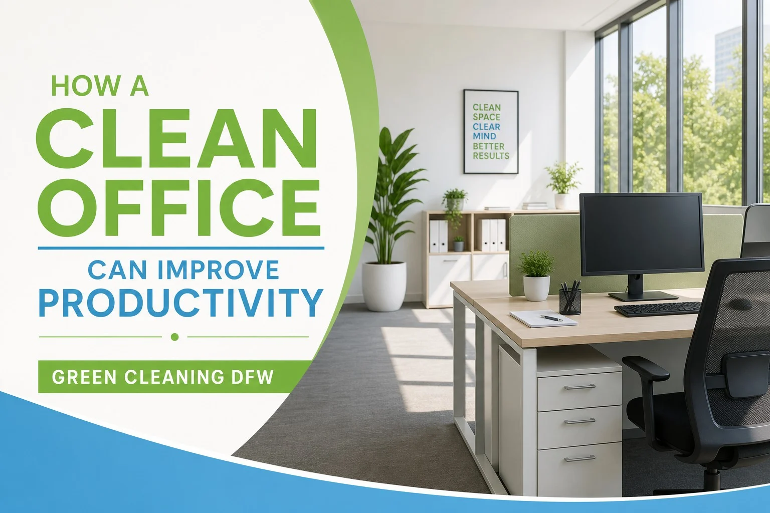How a Clean Office Can Improve Productivity - Green Cleaning DFW
