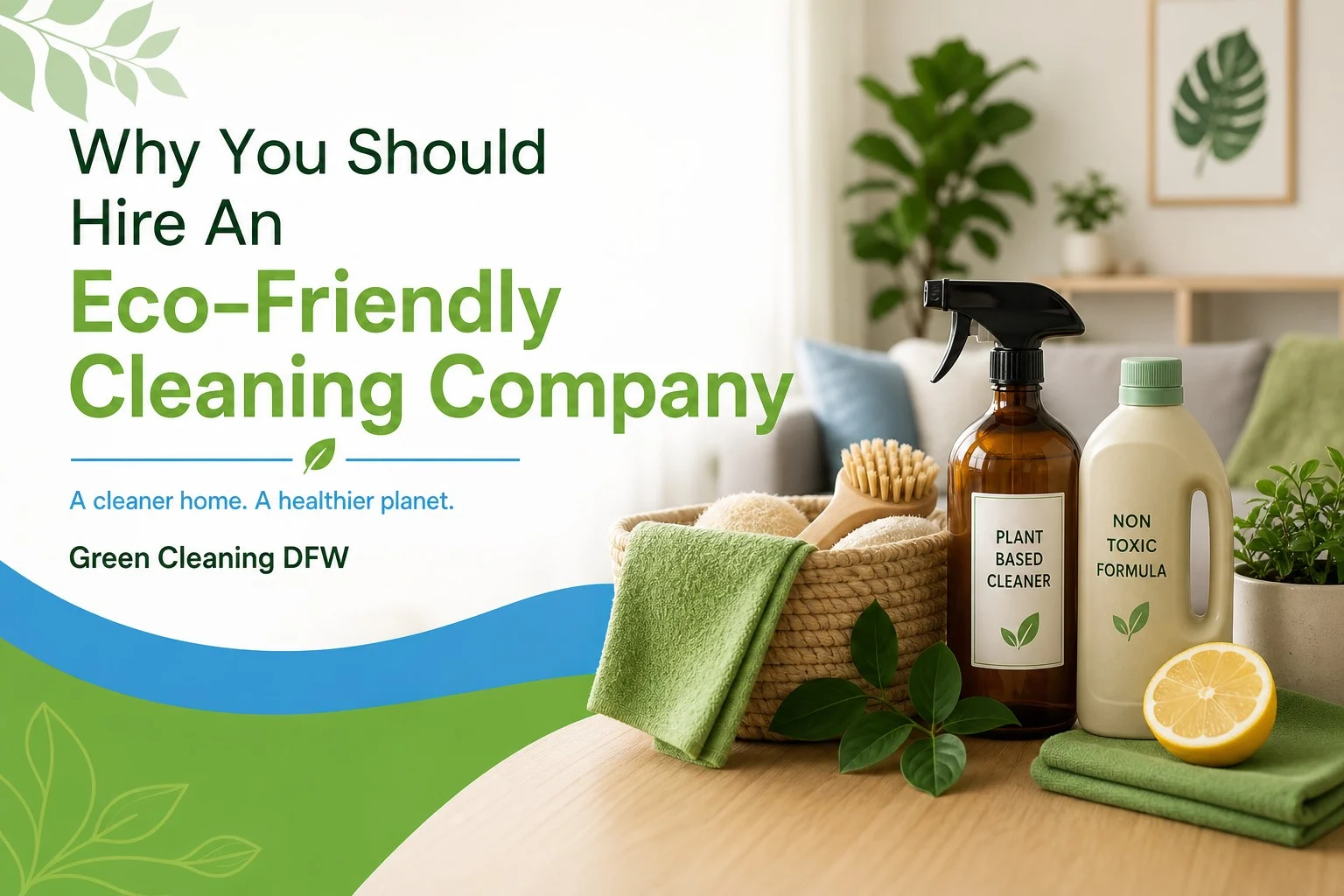 Why You Should Hire An Eco-Friendly Cleaning Company - Green Cleaning DFW